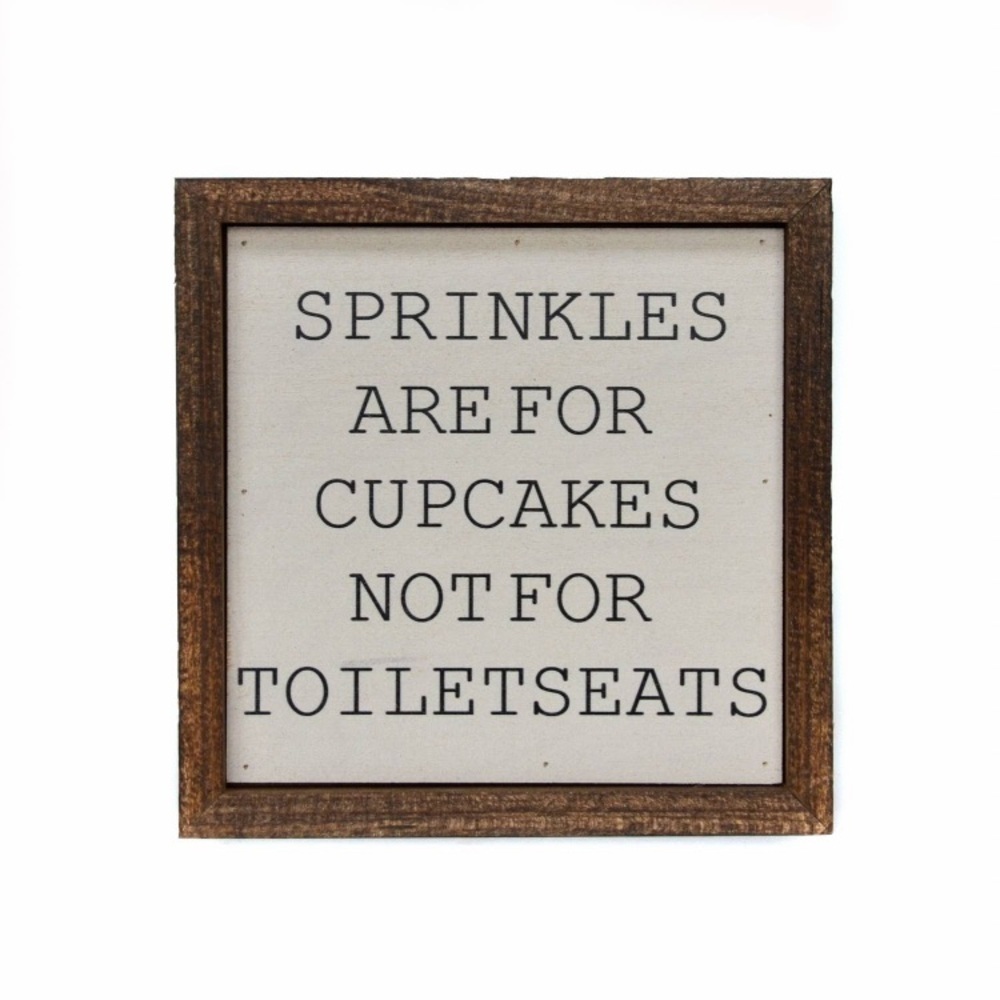 Rustic Wood Quirky Quote Decor